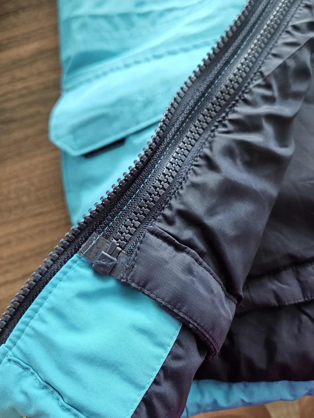 Lands' End Kids Hooded Winter Parka - Teal/Blue